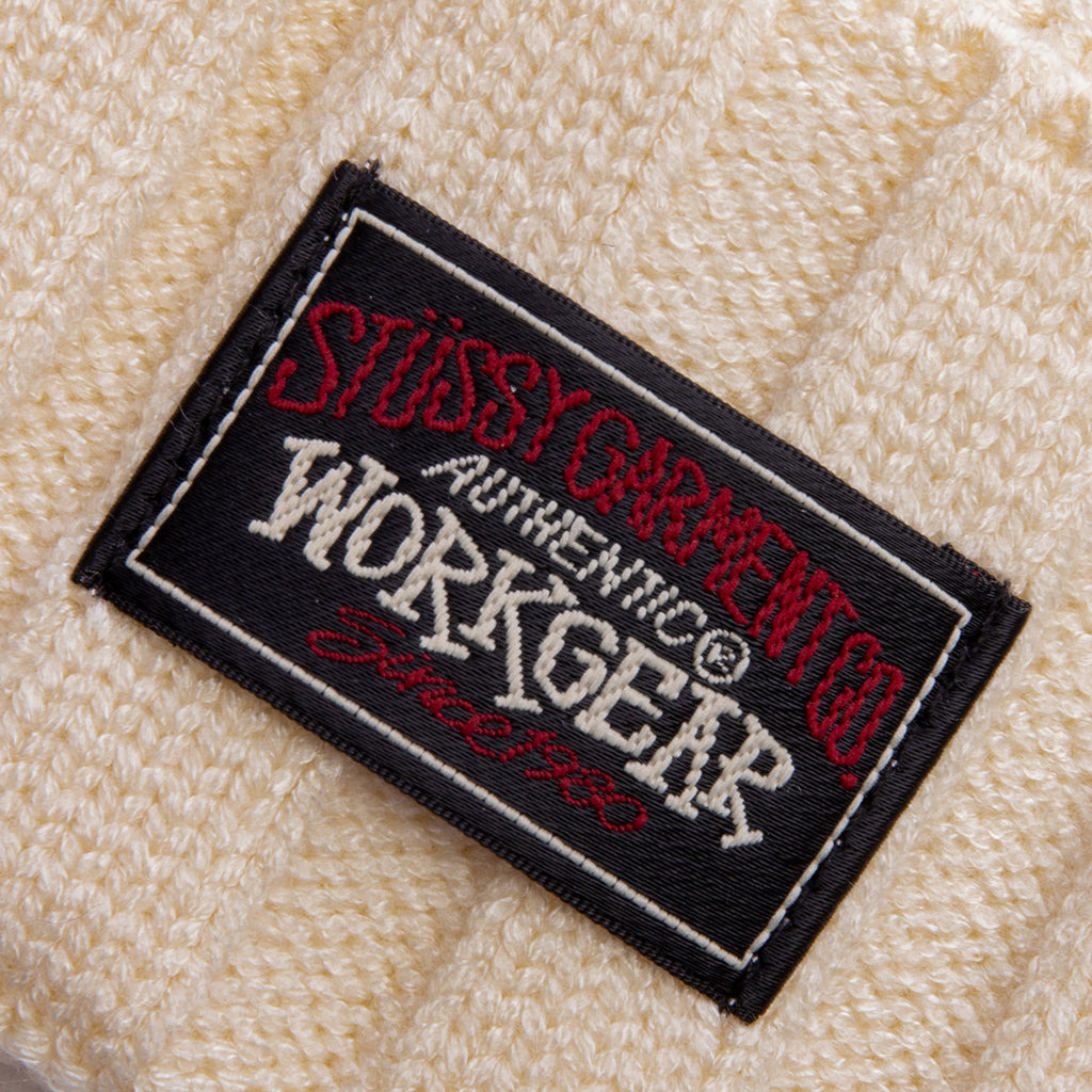 WORKWEAR CUFF BEANIE - IVORY - 2