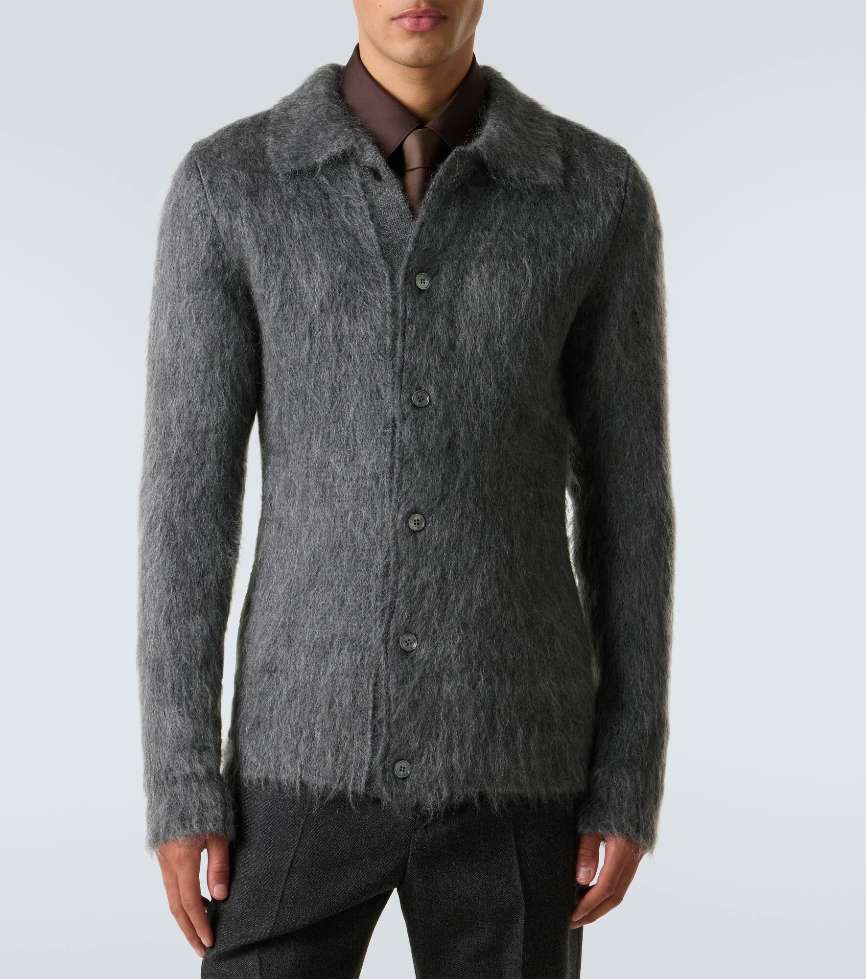 Mohair-blend cardigan - 3