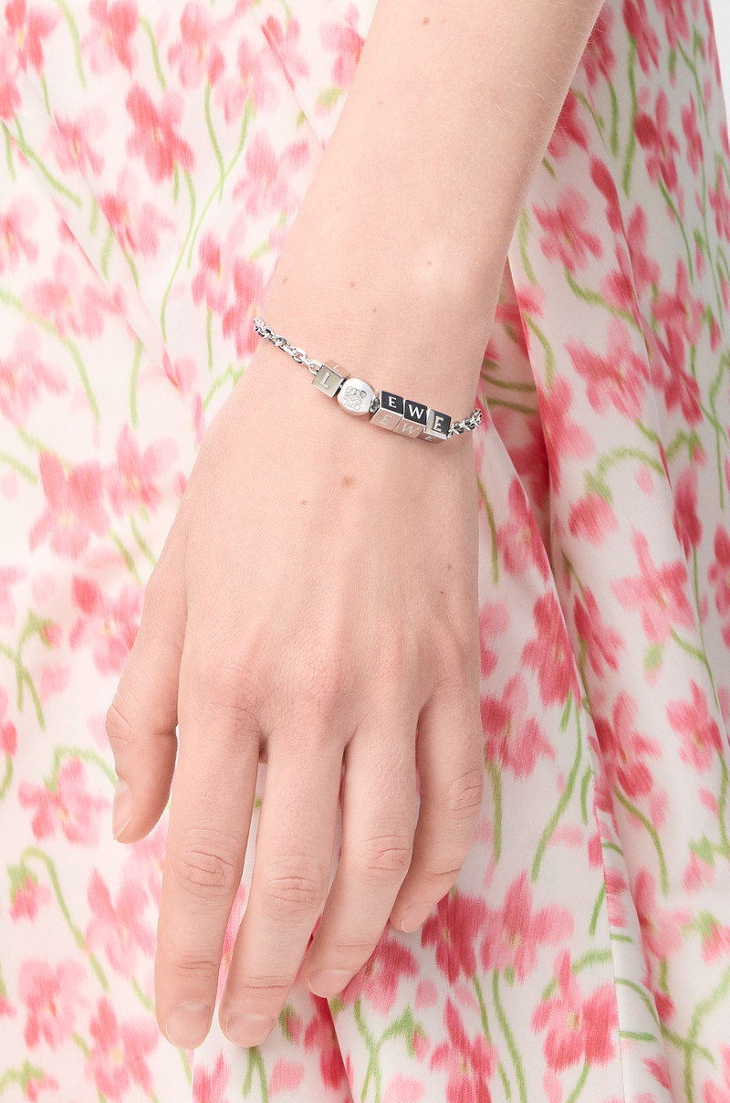 Loewe Pebble Cube bracelet in sterling silver outlook