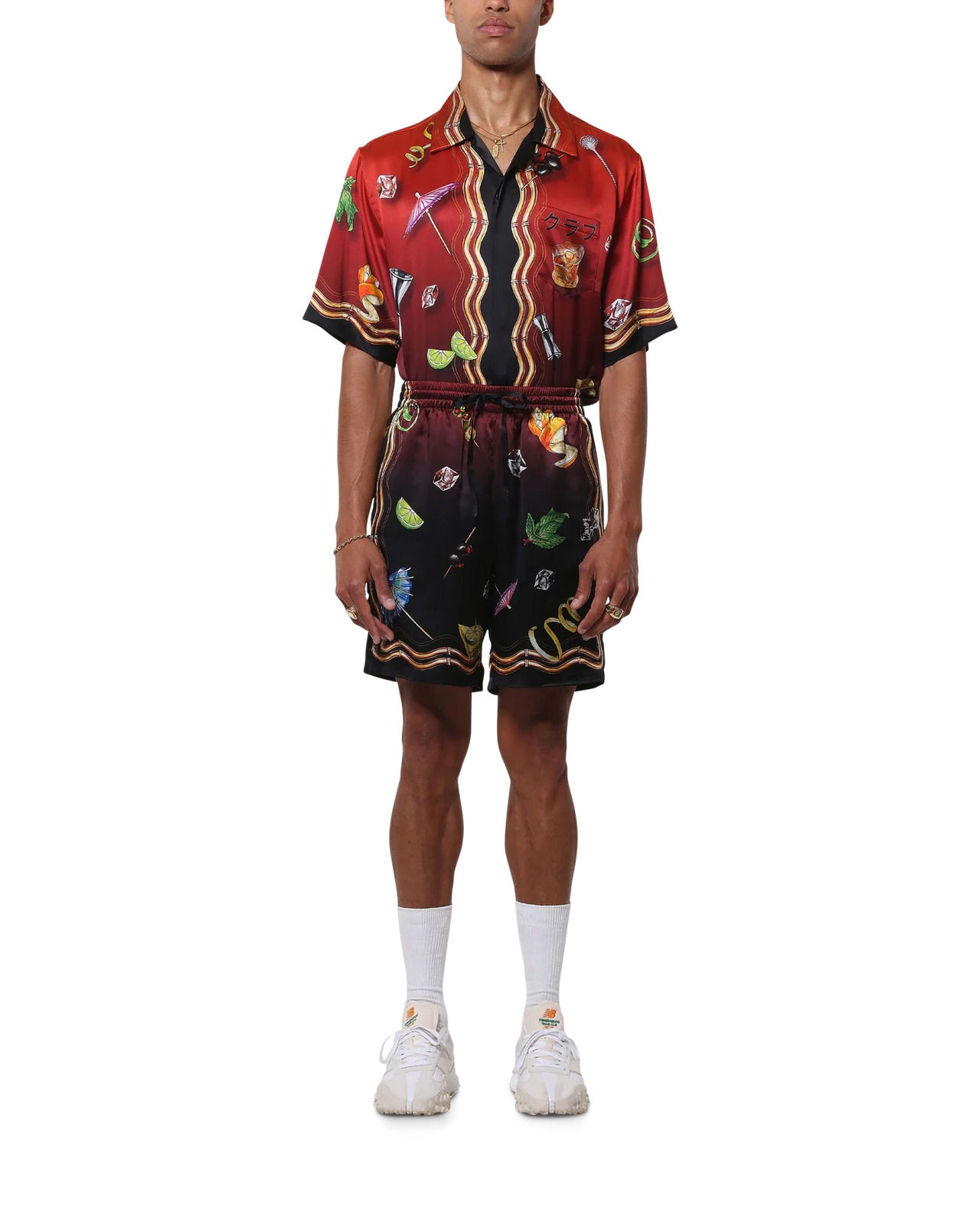 Casa Club Sunset Silk Shorts - 2