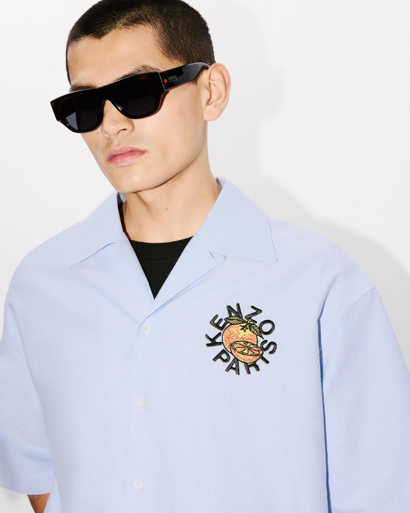 'KENZO Orange' hawaiian shirt 6