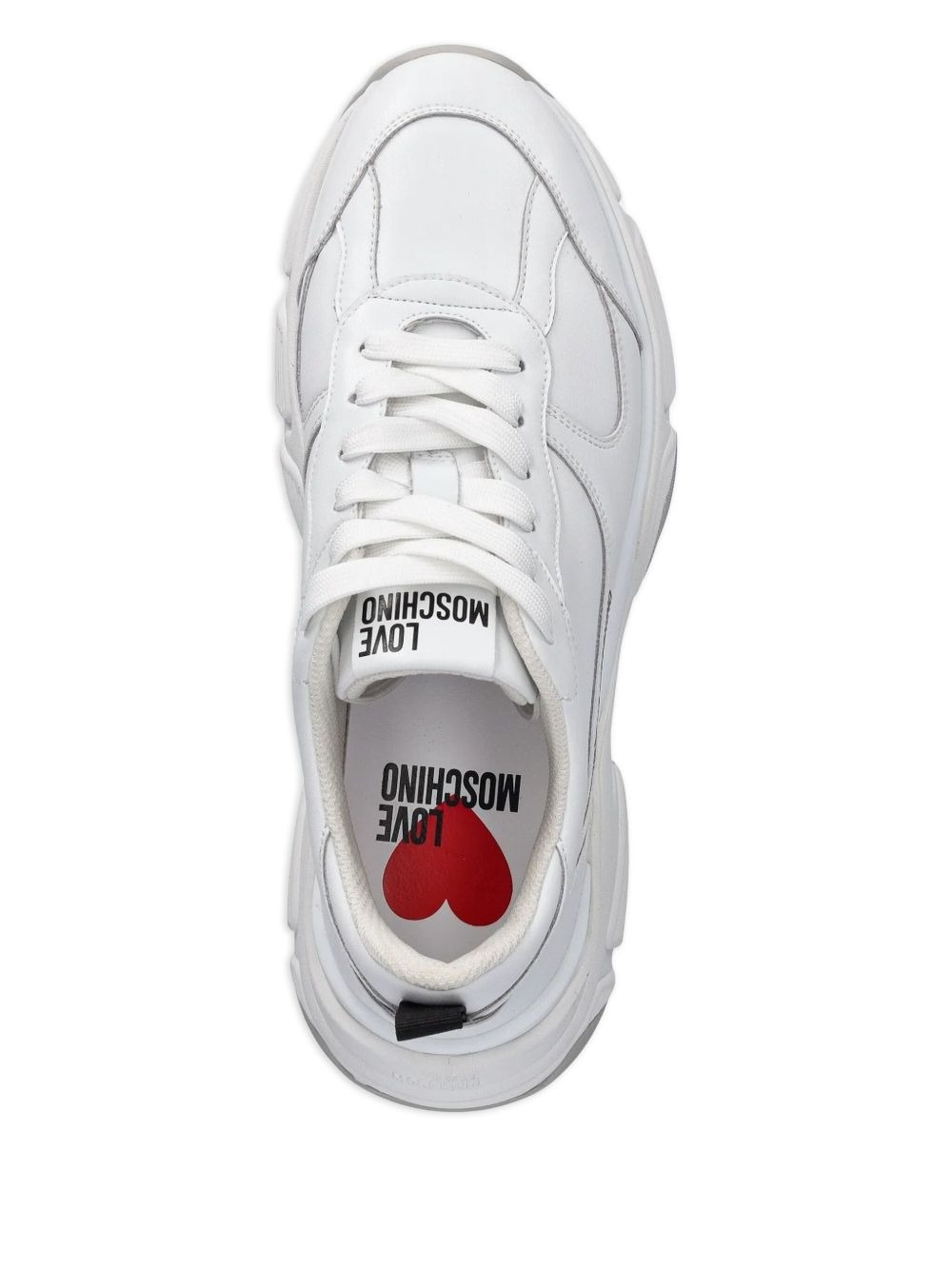 logo lace-up sneakers - 3