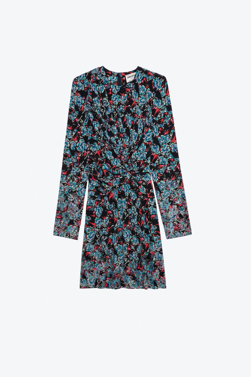Radar Diamanté Silk Dress - 1