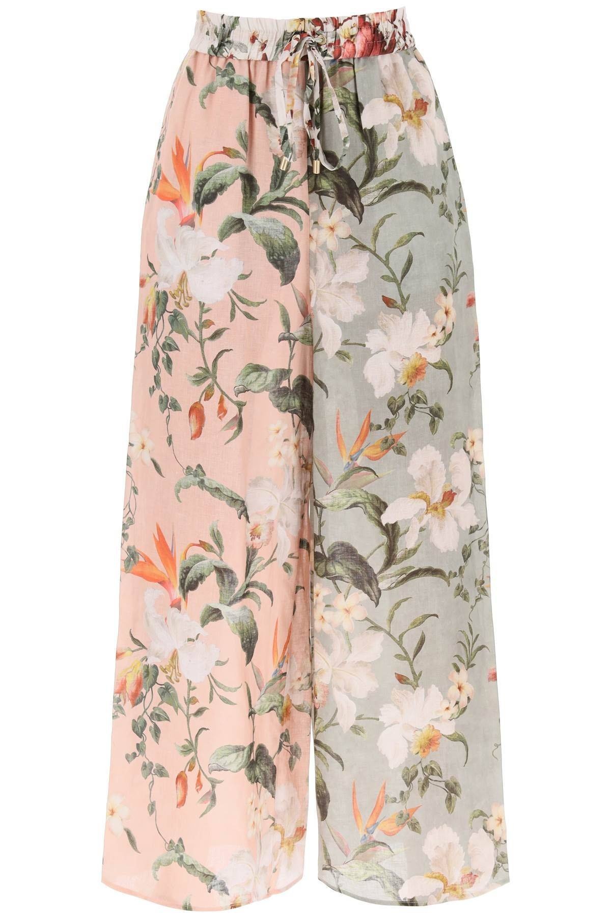 LEXI FLORAL PALAZZO PANTS - 1