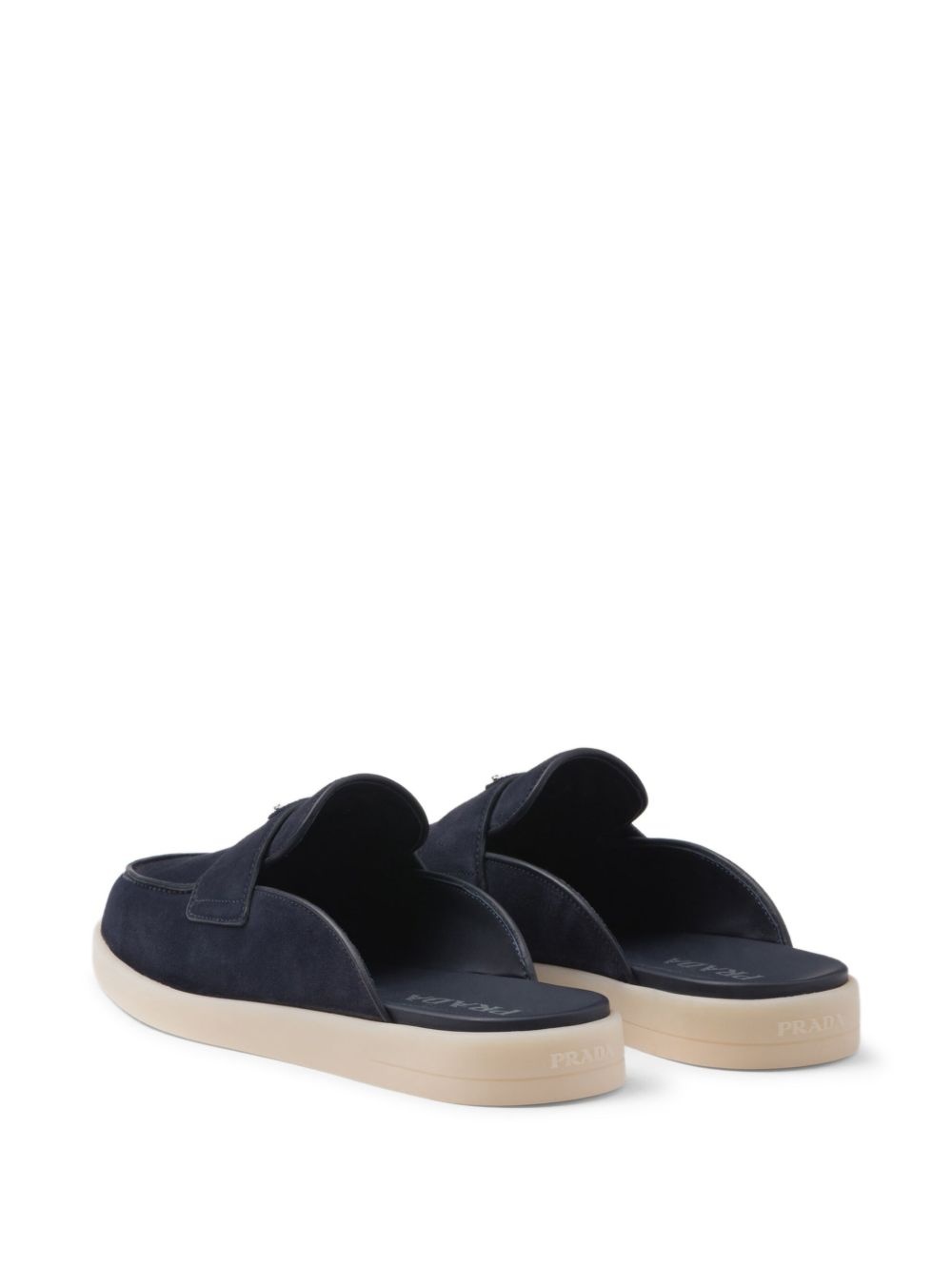 suede slip-on slippers - 3
