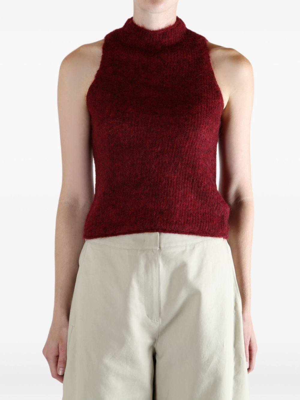 high-neck sweater - 2