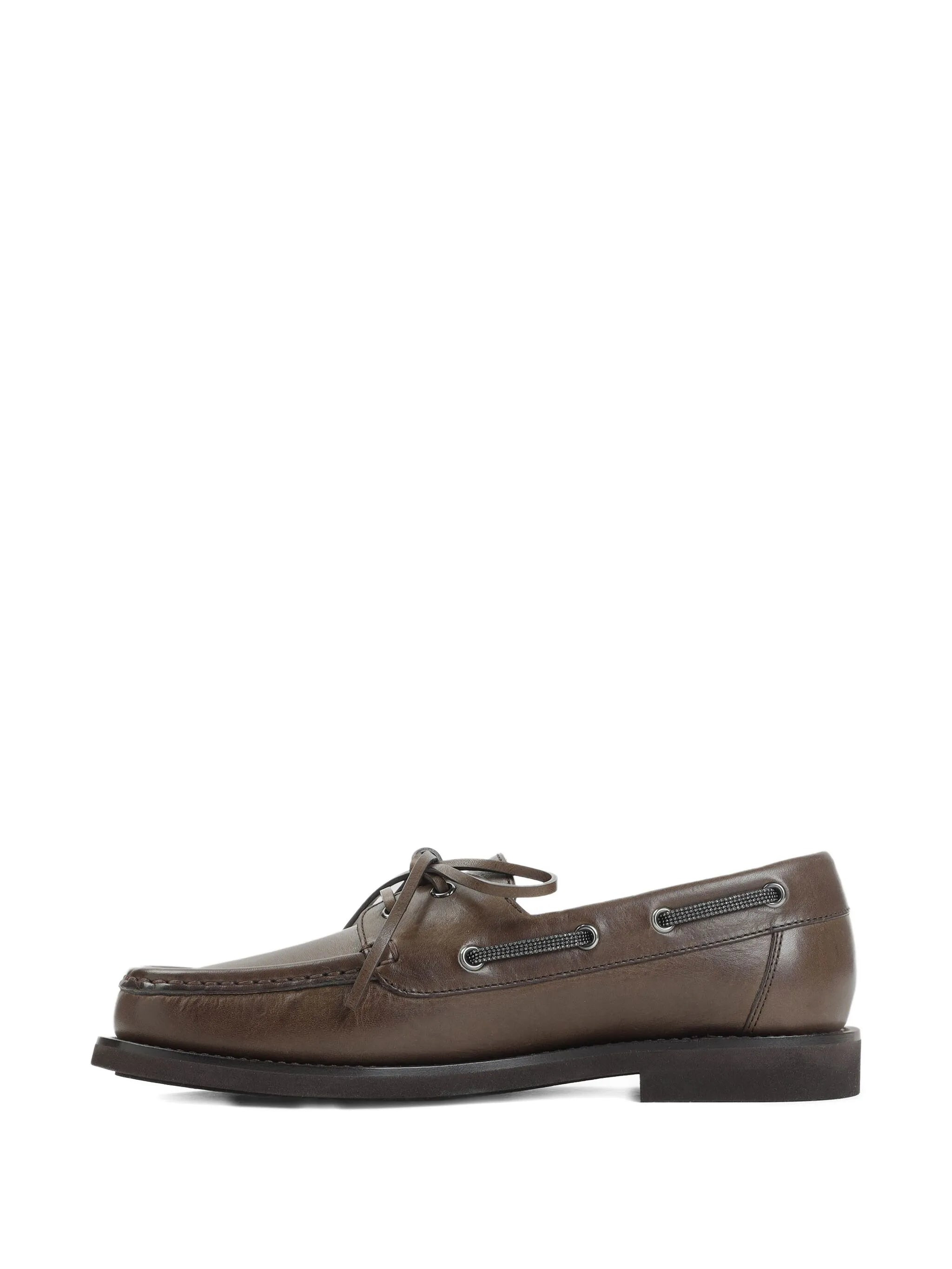 Brunello Cucinelli Leather Loafers - 2
