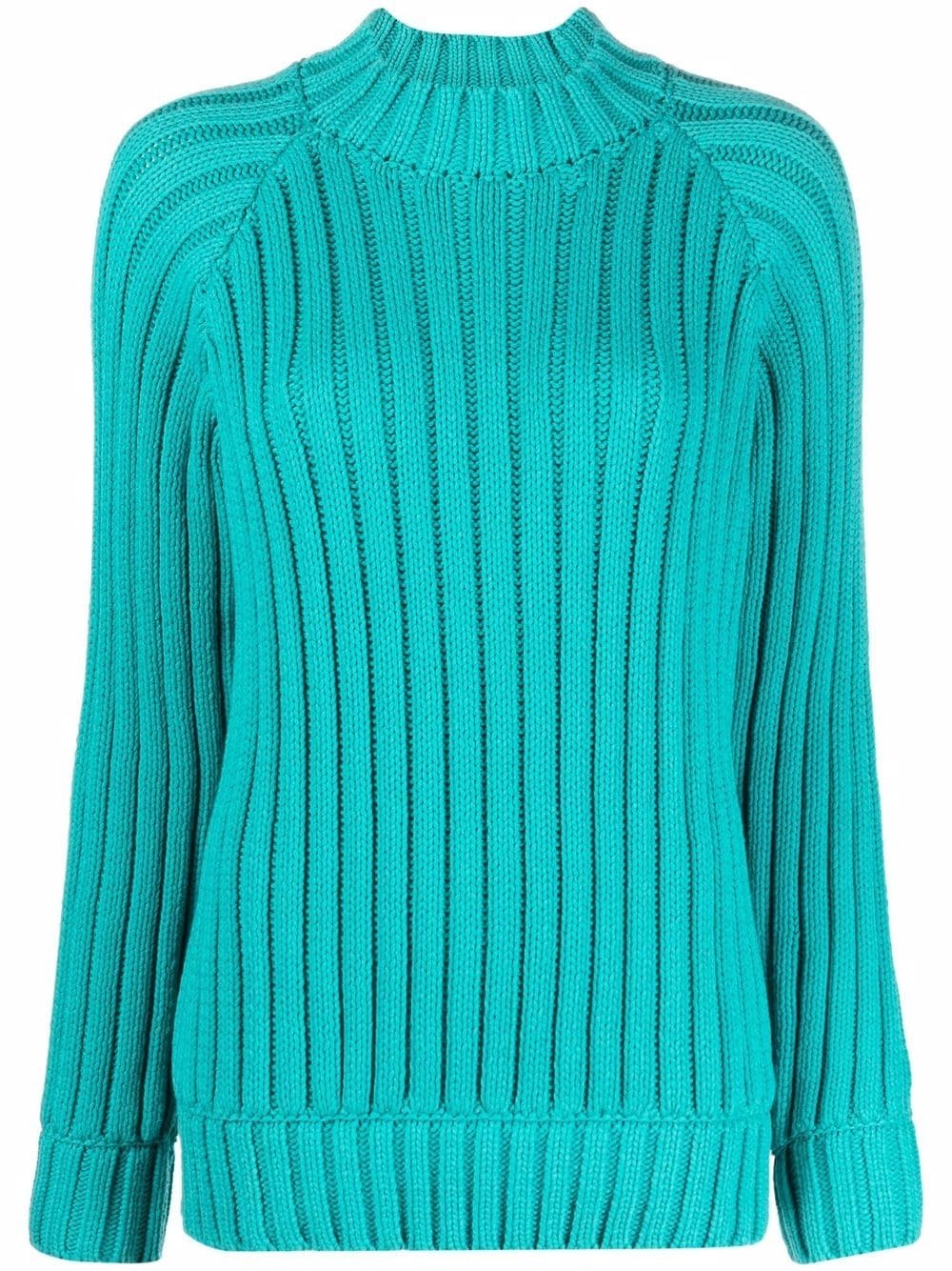 ribbed knit jumper - 1