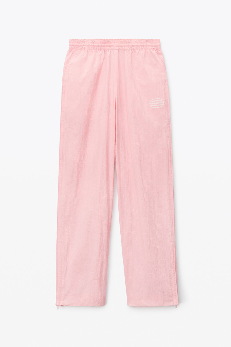CLEAR HOTFIX TRACKPANT IN CRINKLE NYLON 1