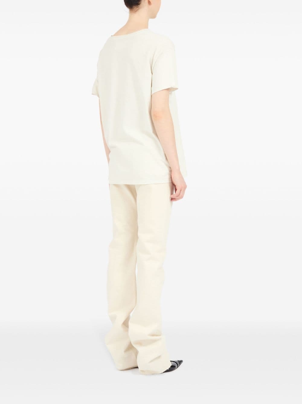 logo-print cotton T-shirt - 4