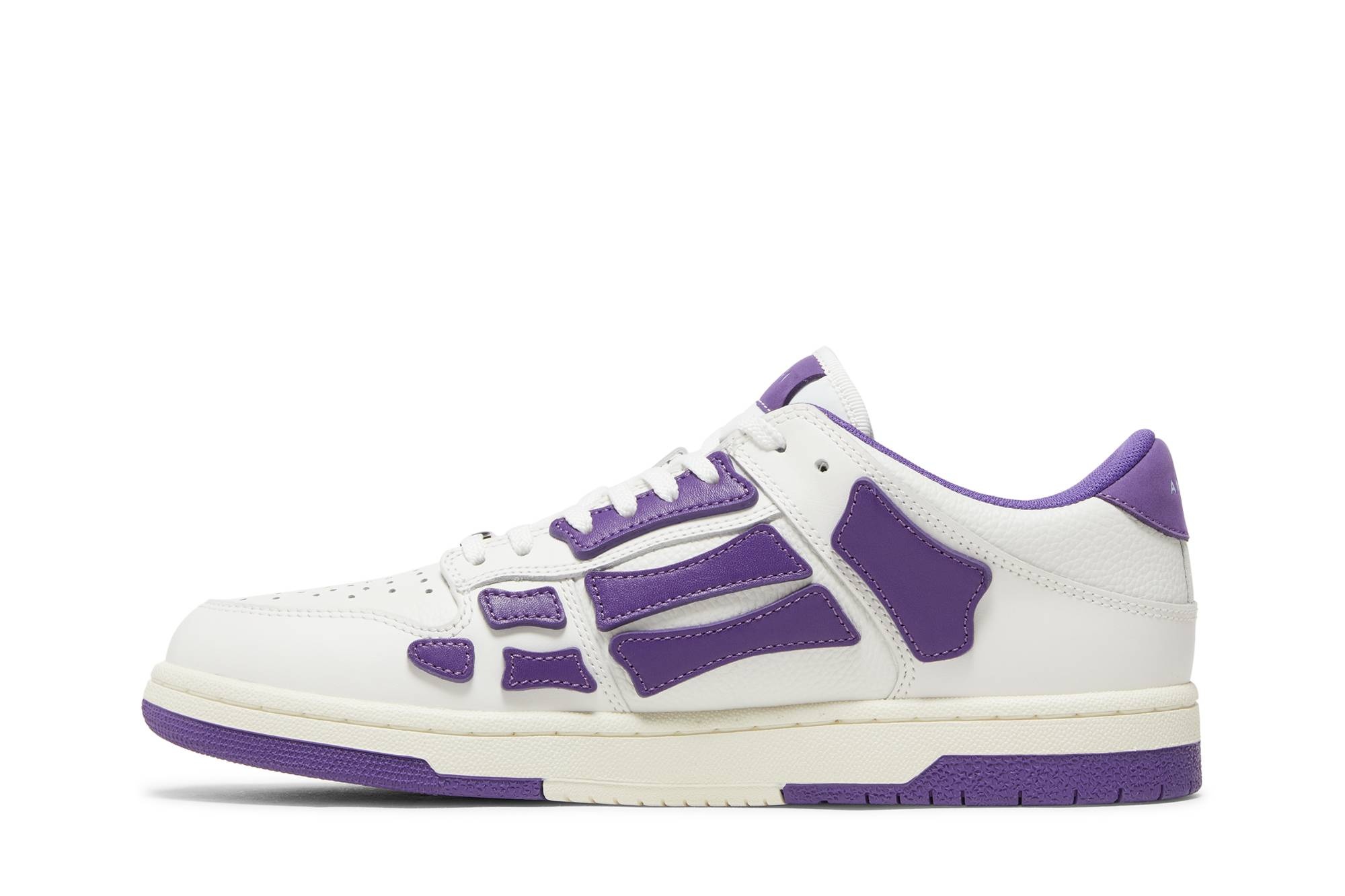 Amiri Skel Top Low 'White Purple' - 3