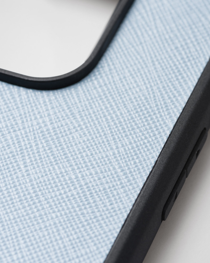 Prada Saffiano leather cover for iPhone 15 Pro outlook