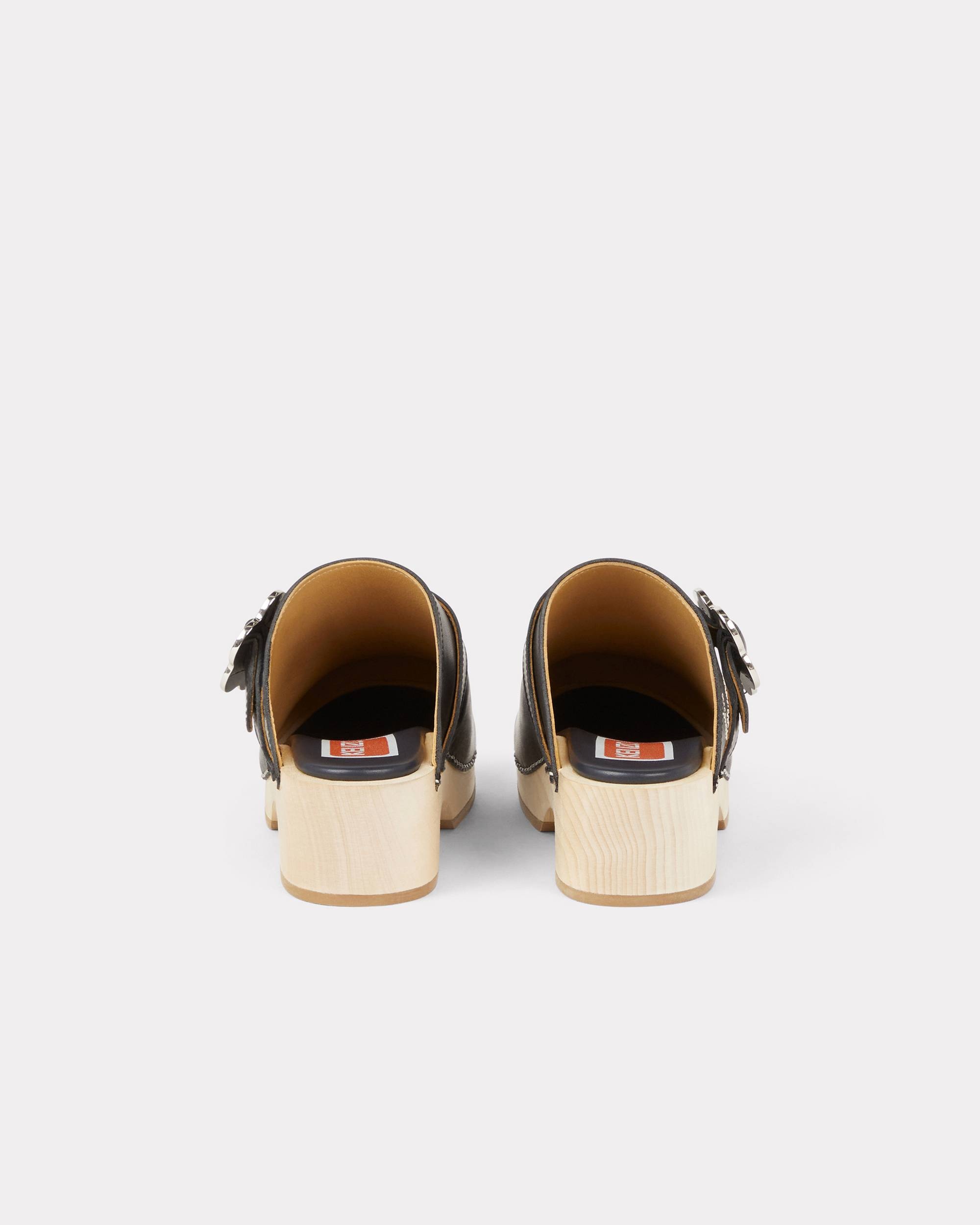 KENZO Clog vegetable-tanned leather mules - 2