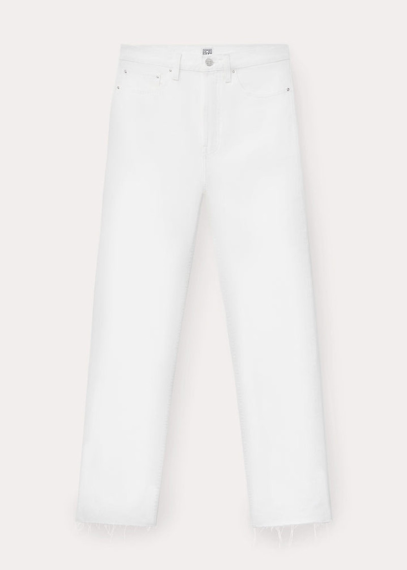 Classic cut denim off-white - 1