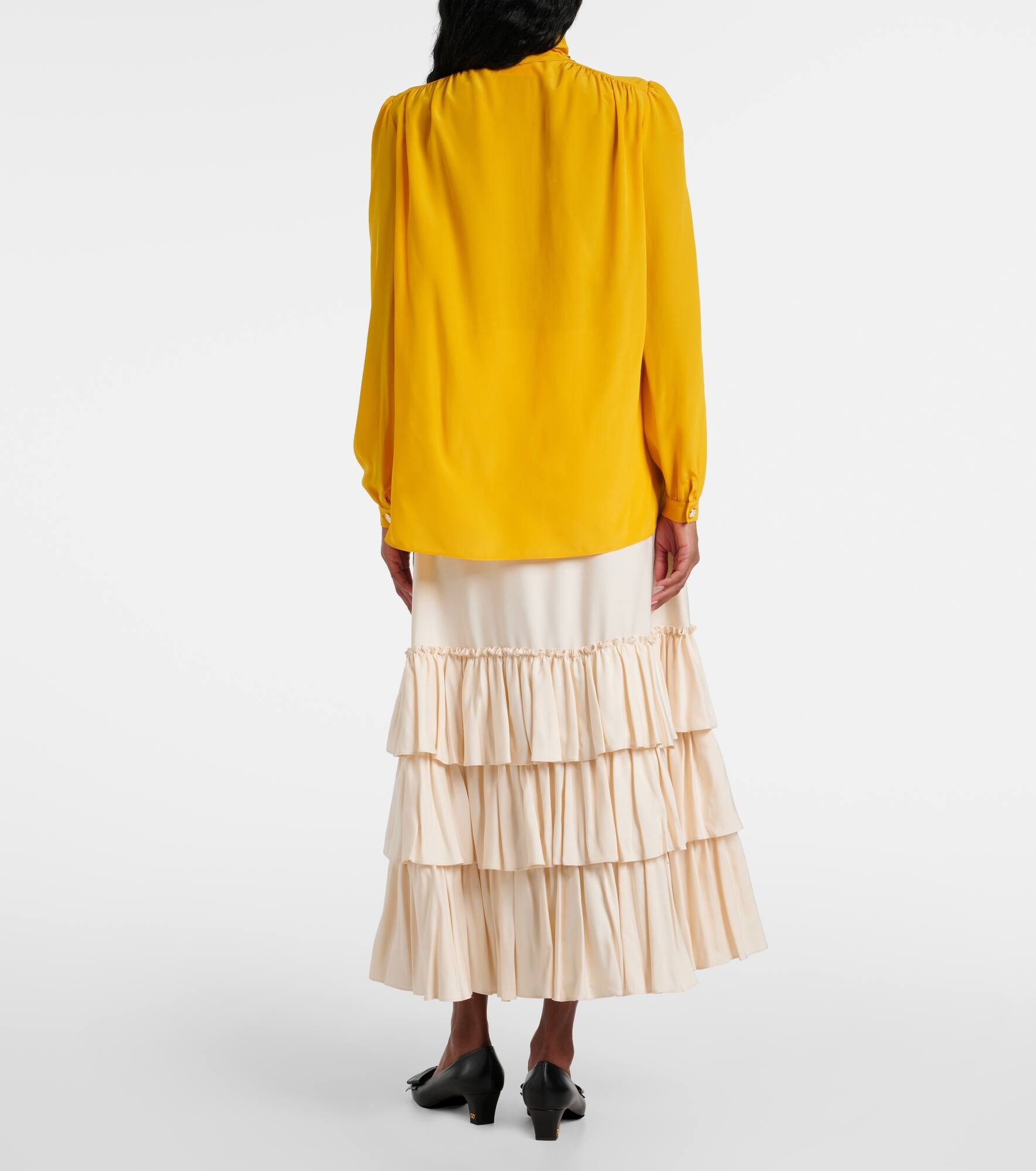 Crêpe de chine shirt - 3