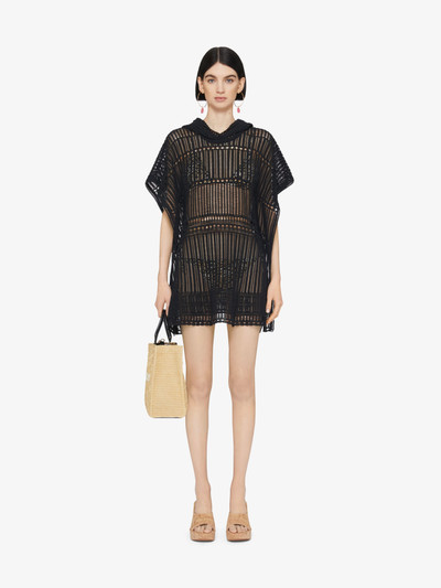 Givenchy PONCHO IN CROCHET outlook