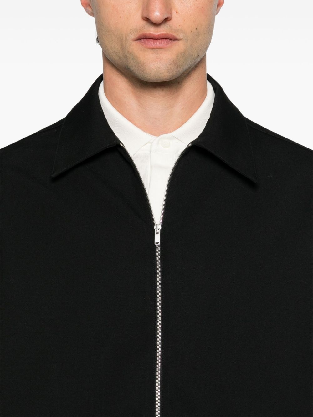 wool gabardine shirt - 5