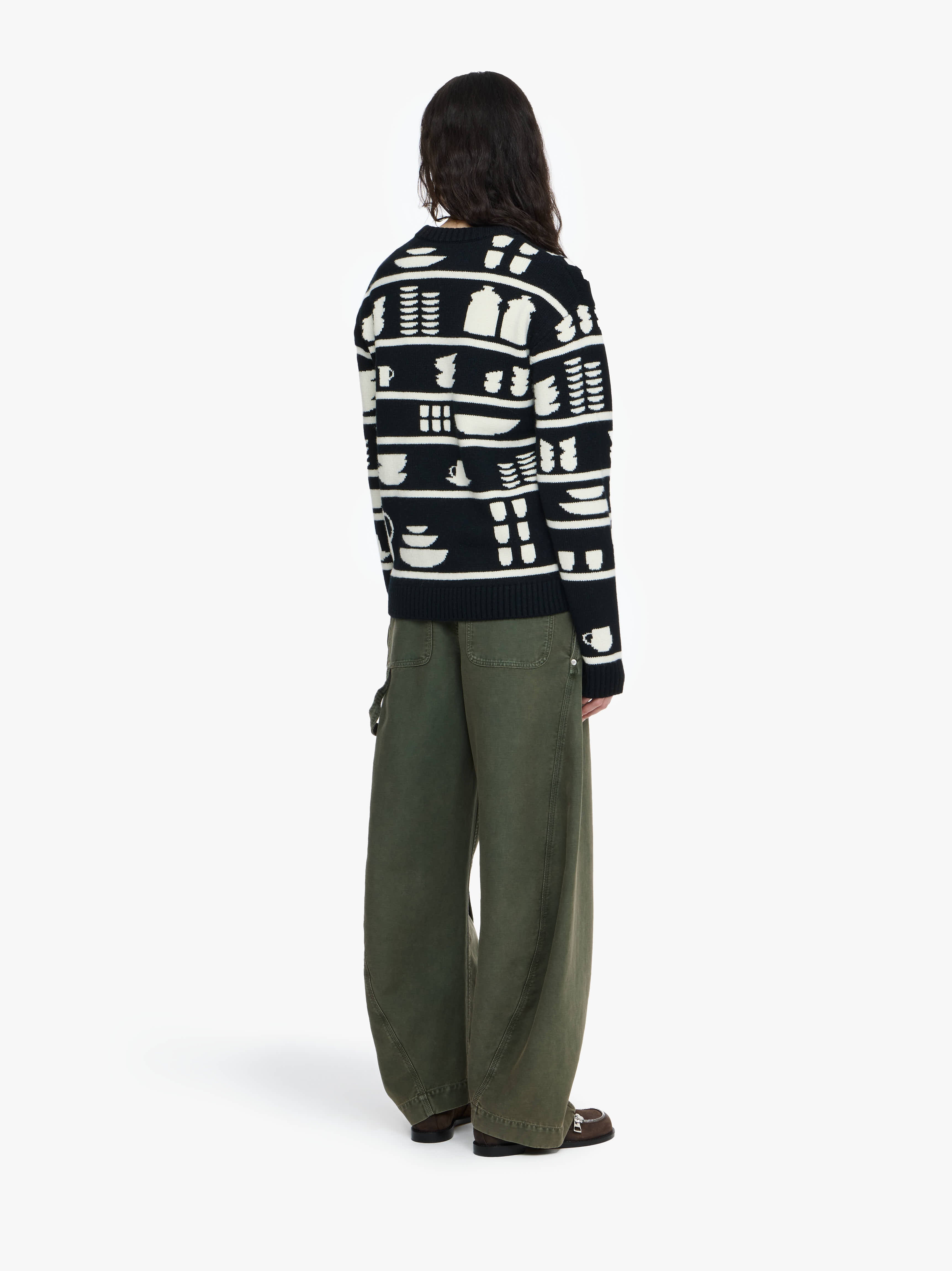 CROCKERY JACQUARD JUMPER - 3