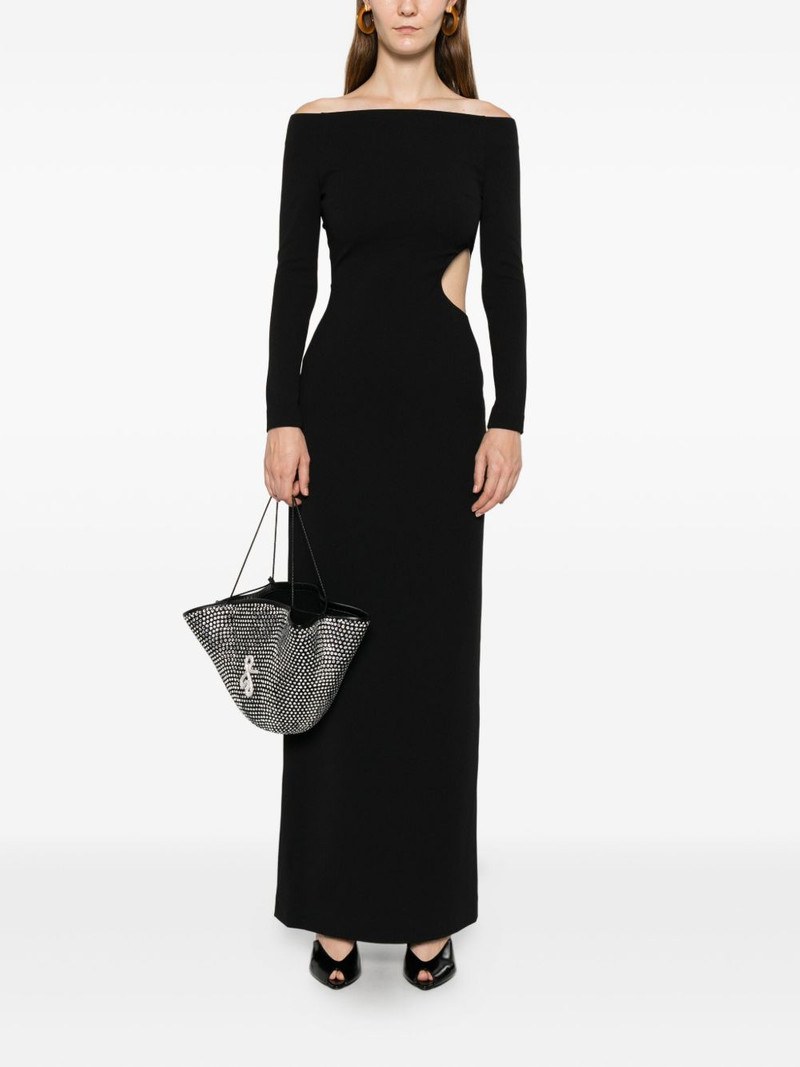SOLACE LONDON Mircea off-shoulder cut-out maxi dress outlook
