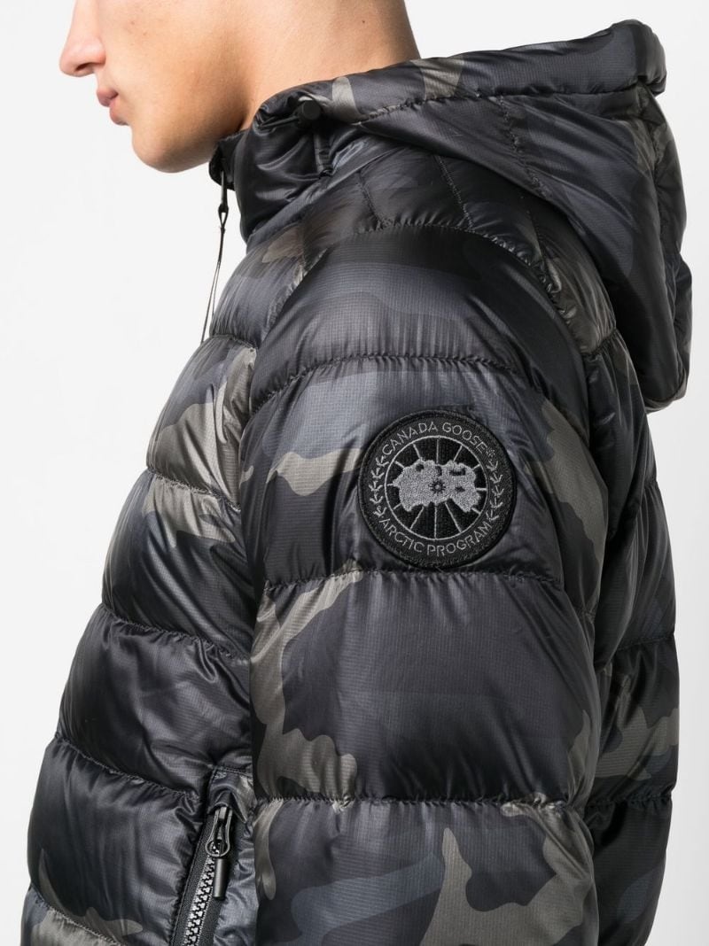 Crofton logo-patch padded jacket - 5