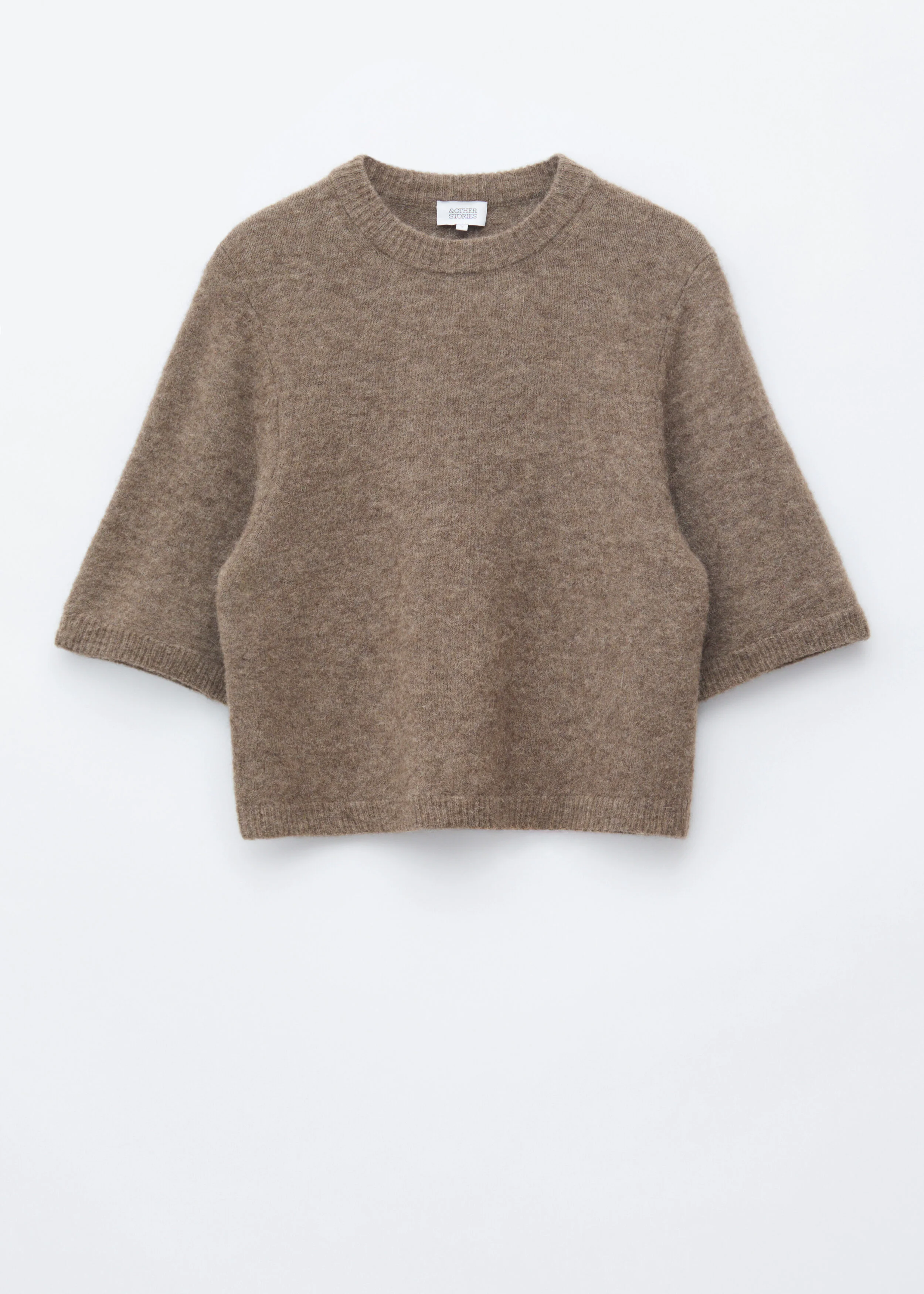 Alpaca-Blend Knitted T-Shirt - 1