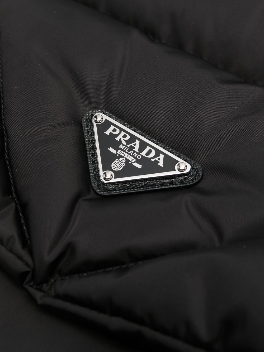Re-Nylon extractable-hood padded scarf - 3