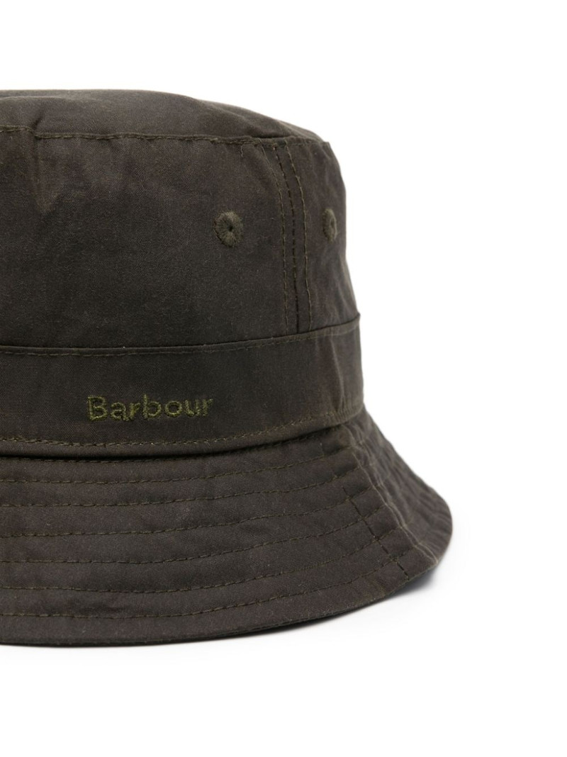 Barbour Belsay logo-embroidered cotton bucket hat outlook