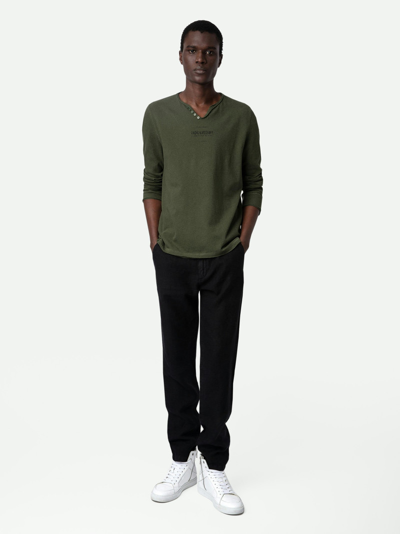 Zadig & Voltaire Monastir Henley T-shirt outlook