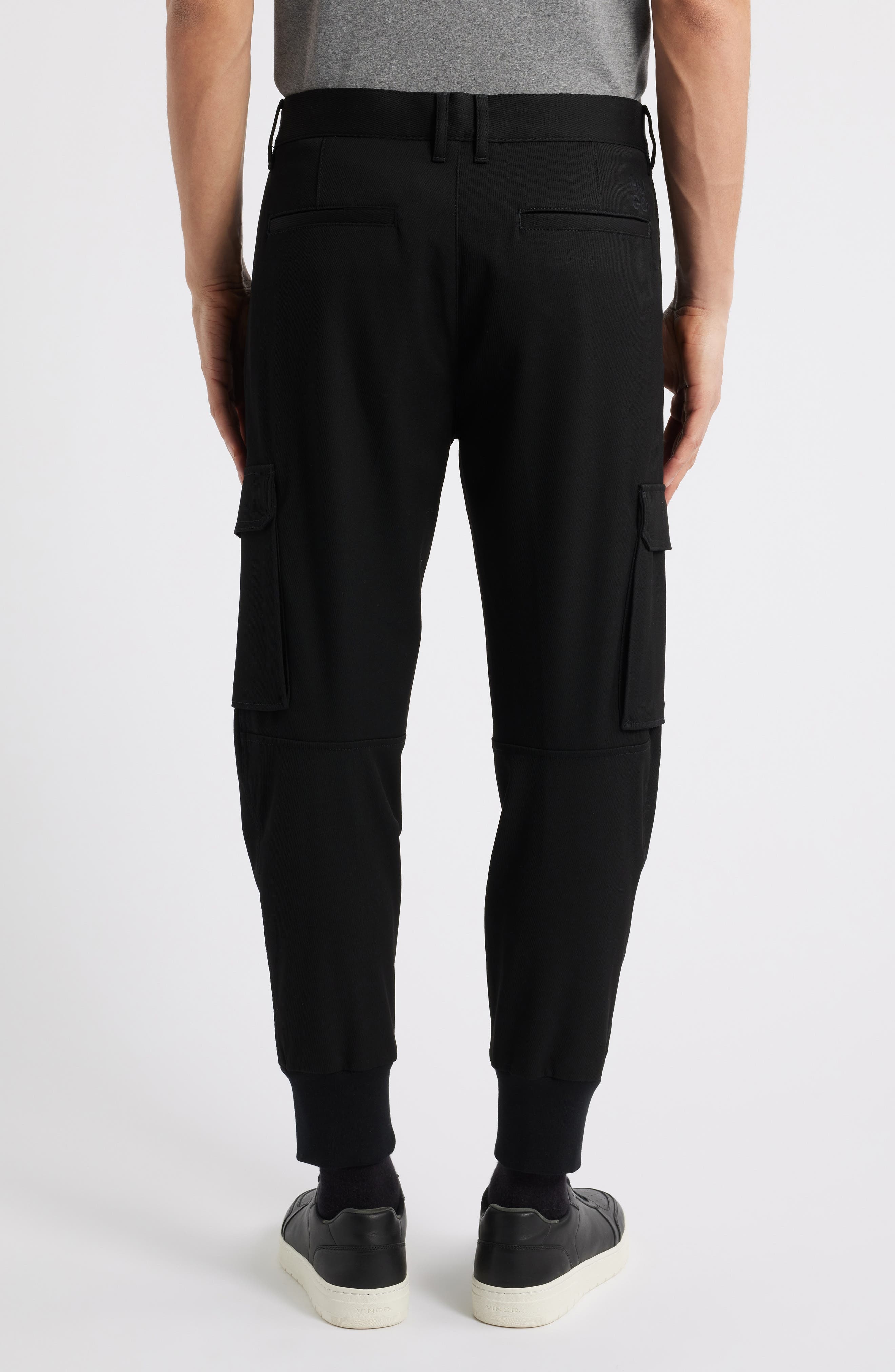 HUGO Glavin Pleated Cargo Joggers in Black at Nordstrom - 2