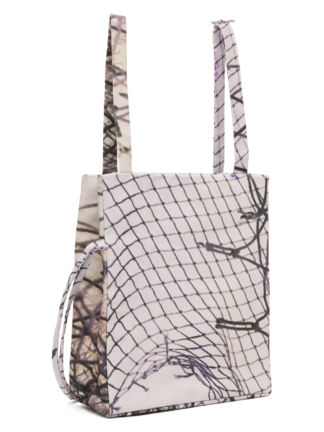 Purple Printed Tote - 2