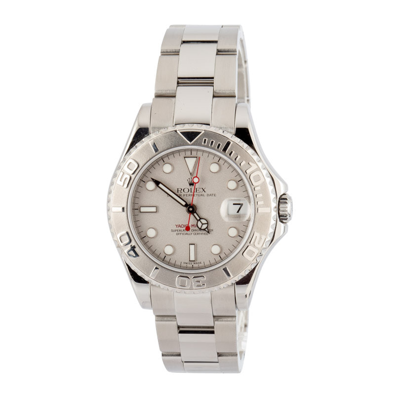 Rolex Yacht-Master Ref 168622 Platinum Bezel & Dial - 2