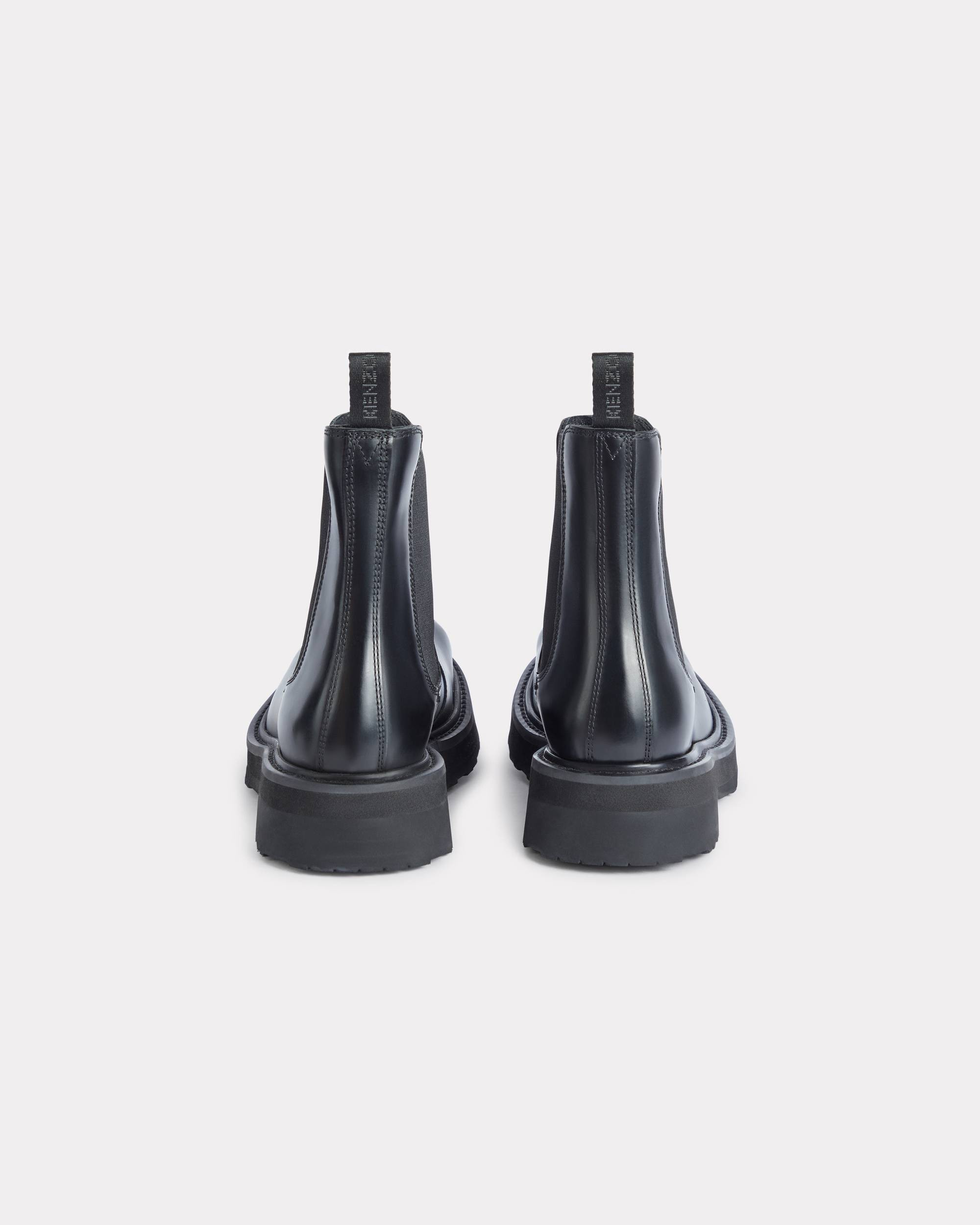 'KENZOSMILE' chelsea boots in leather - 3