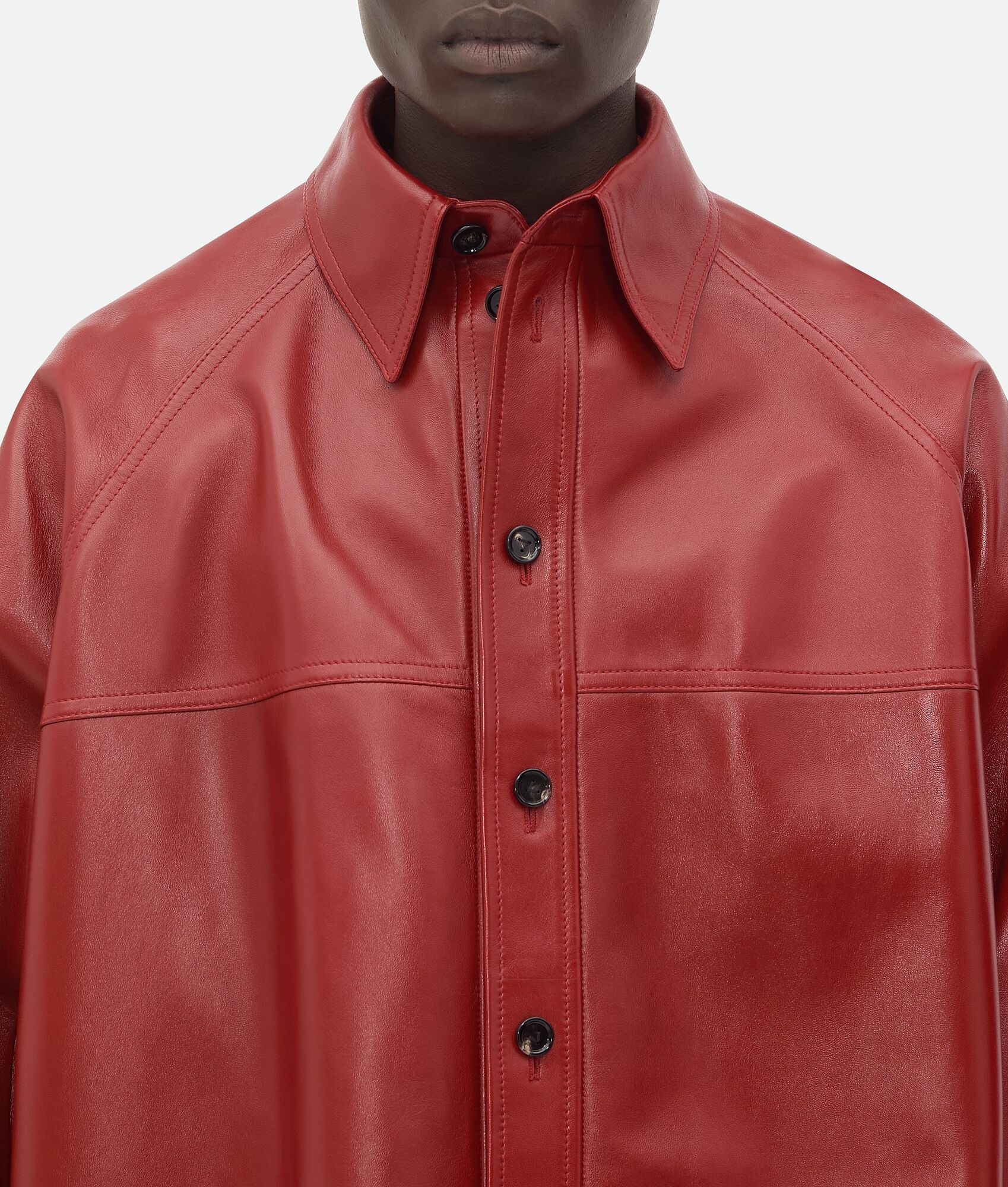 Leather Oversized Blouson - 5
