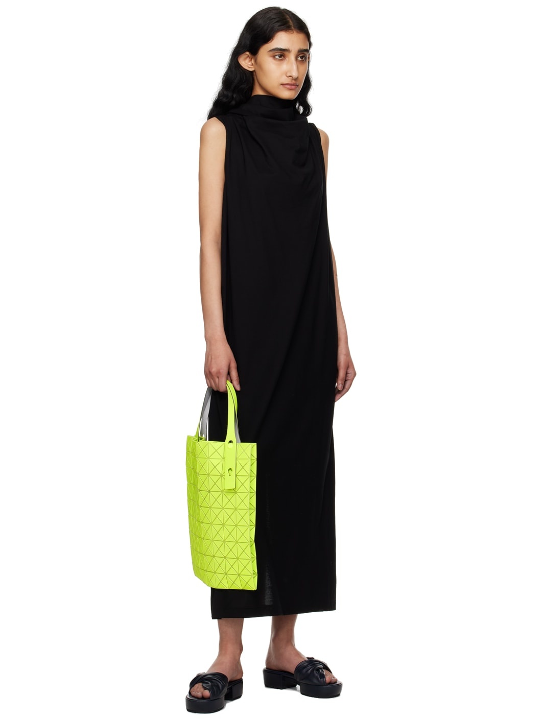 Black Knot Midi Dress - 4