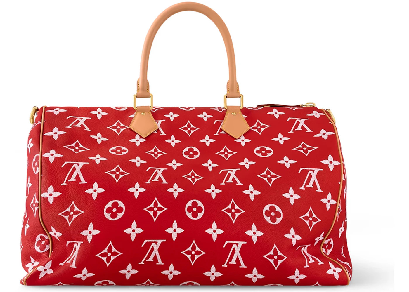 Louis Vuitton Speedy P9 Bandoulière 50 Monogram Leather Red - 2