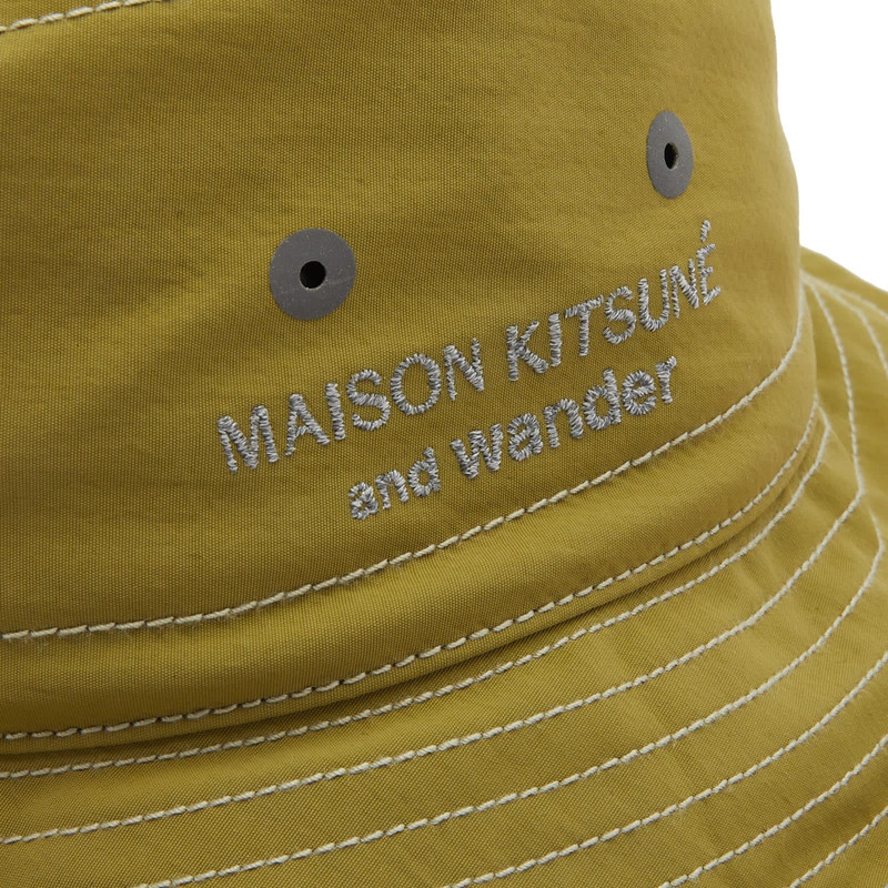 and Wander and wander x Maison Kitsuné Nylon Bucket Hat outlook