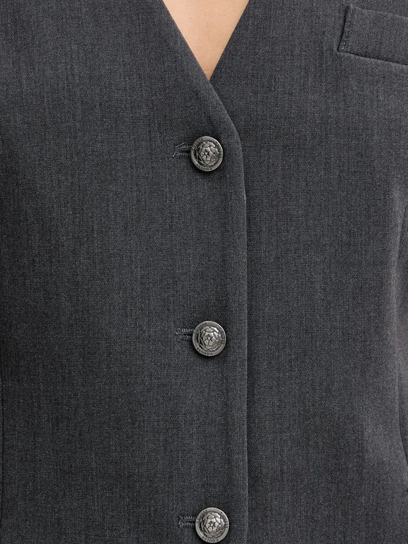 Joandra buttoned blazer vest 5