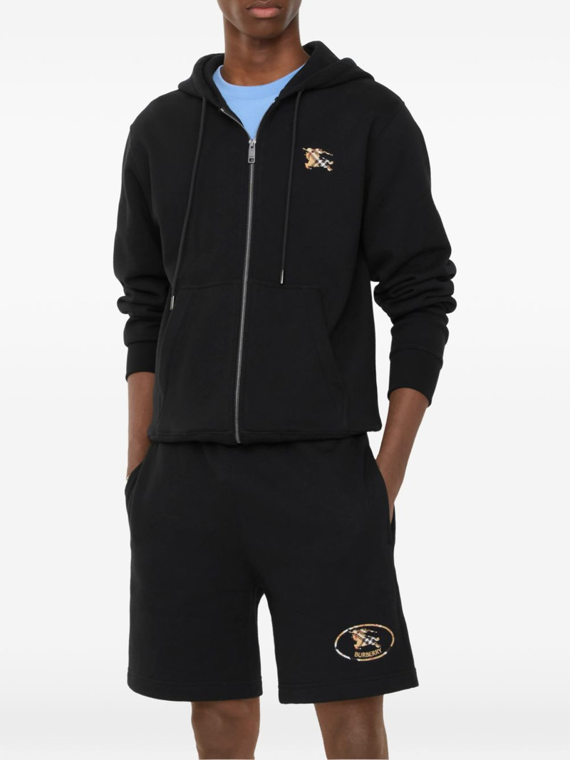 Burberry Check Knight Stamp cotton shorts outlook