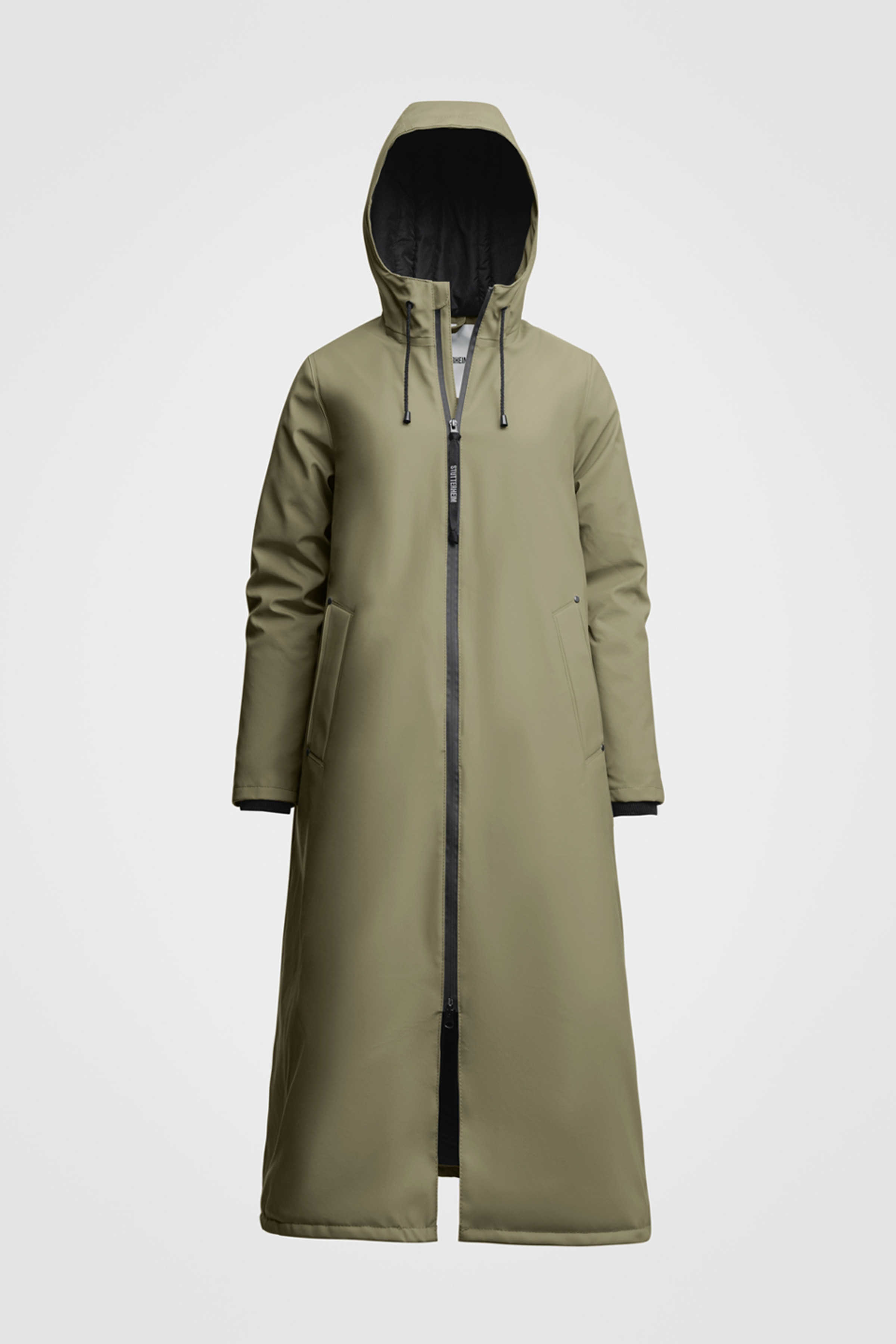 Mosebacke Long Winter Raincoat Aloe - 1