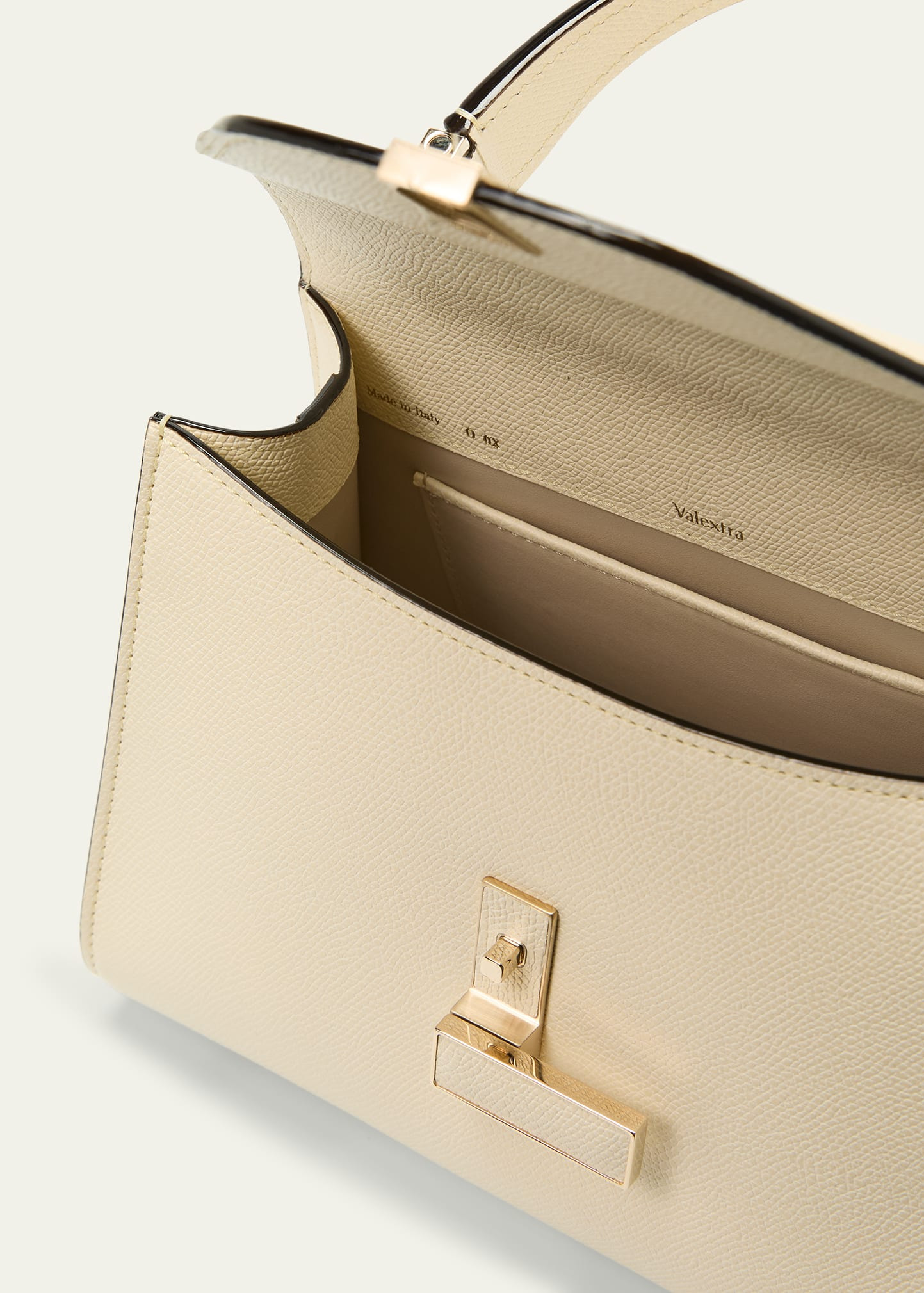 Iside Mini Leather Satchel Bag - 4