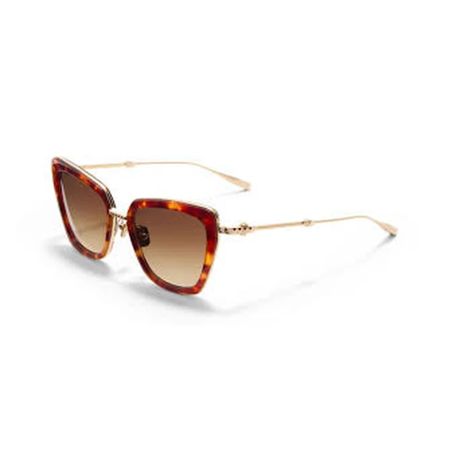 Valentino DAYDREAM II Brown Gradient Butterfly Ladies Sunglasses VLS-165 B 53 - 1