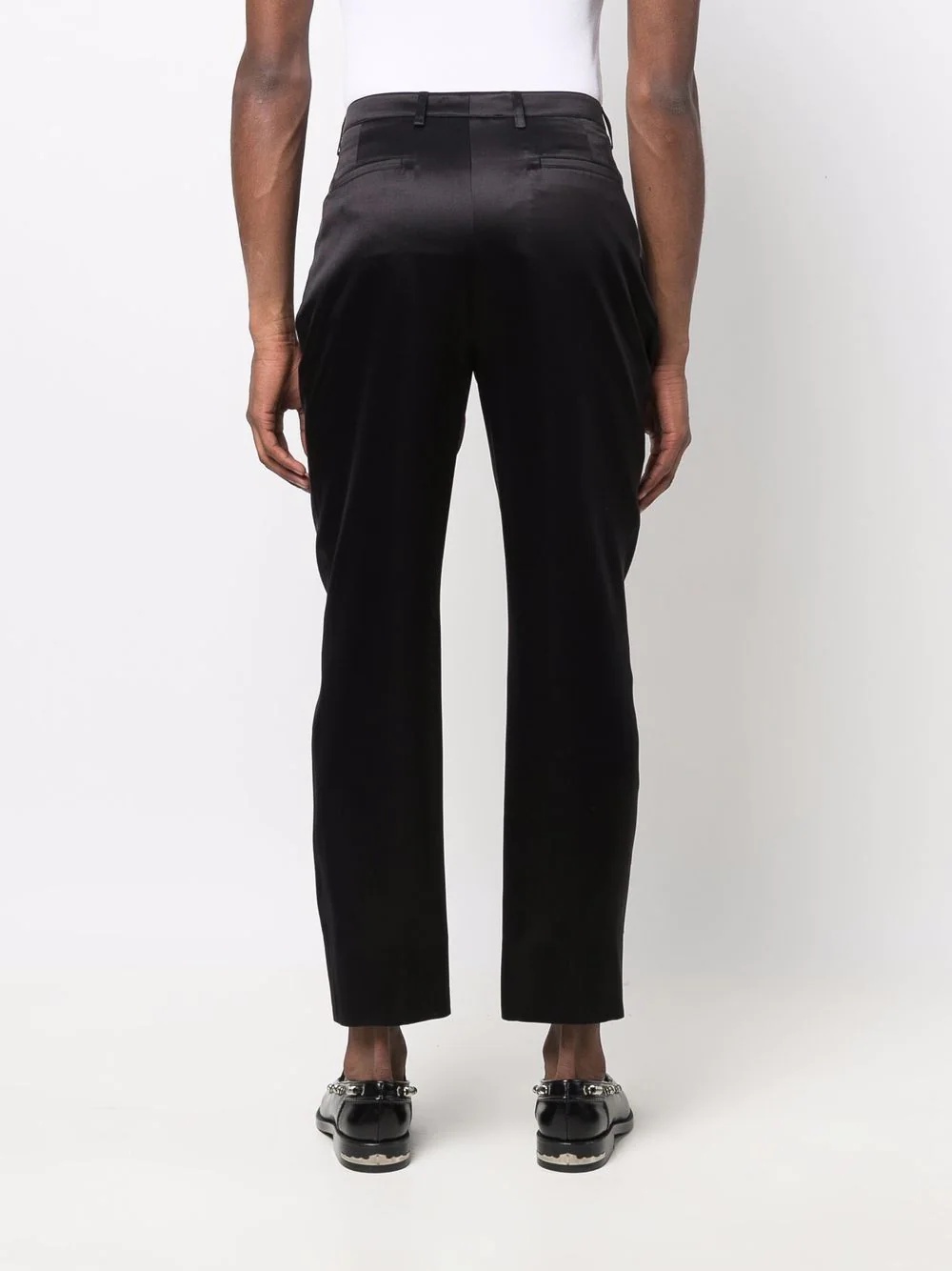 pleat-detail tailored trousers - 4