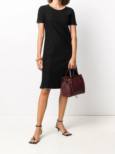 Salvatore Ferragamo short-sleeve knitted dress outlook