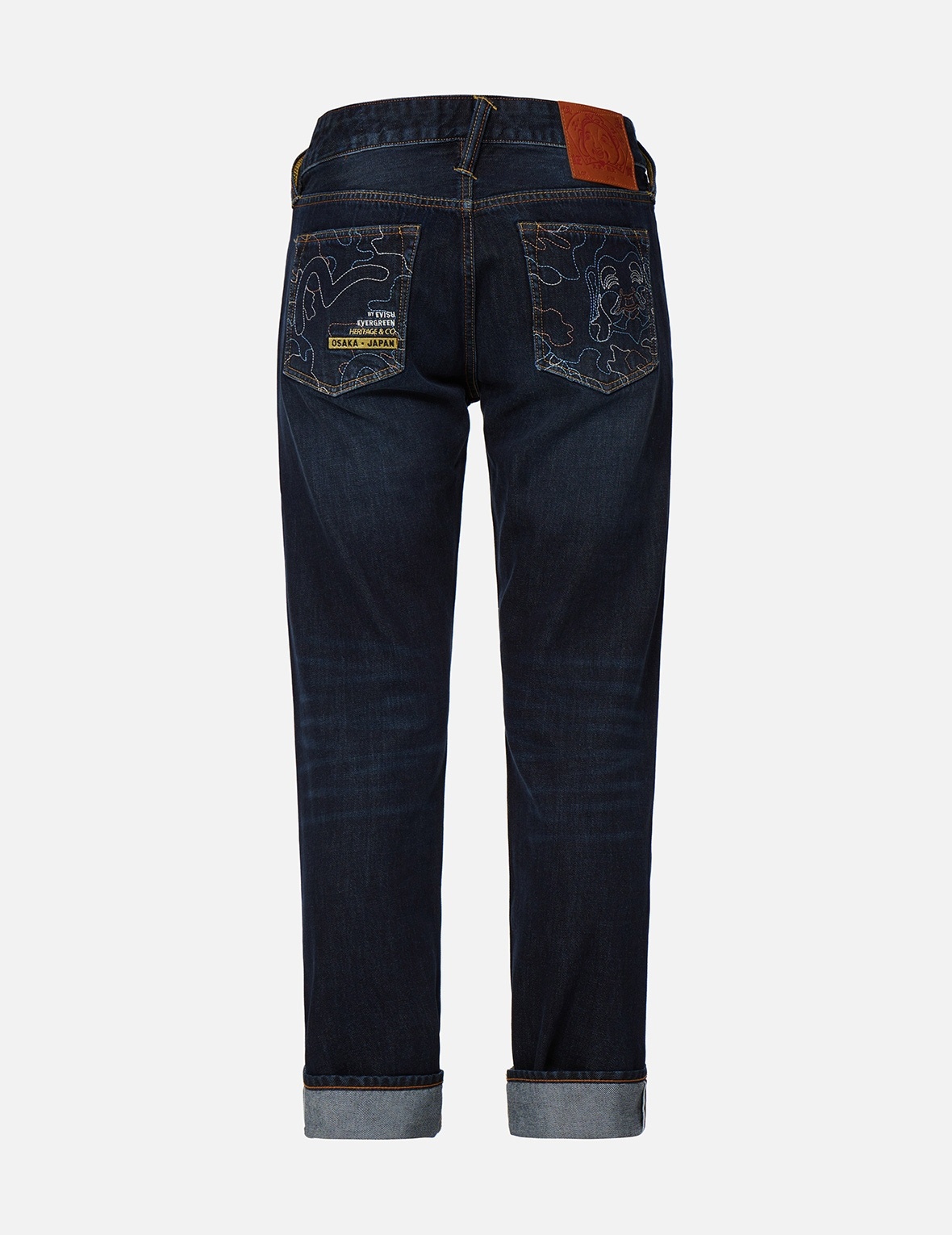 GODHEAD CAMOUFLAGE EMBROIDERY SLIM-FIT JEANS #2010 - 2