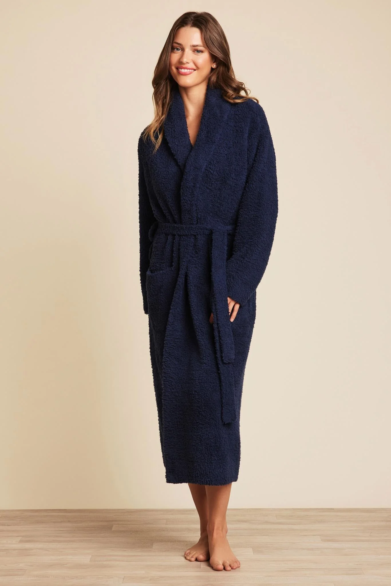 CozyChic® Long Solid Robe - 1