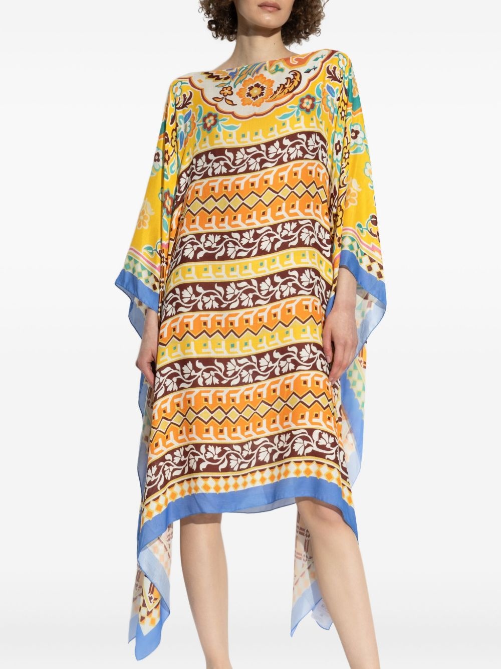 floral-print beach dress - 3