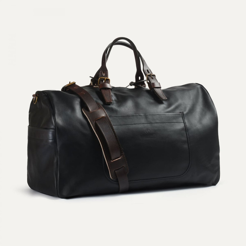 Bleu de Chauffe HOBO LISCIO TRAVEL BAG  -  BLACK outlook