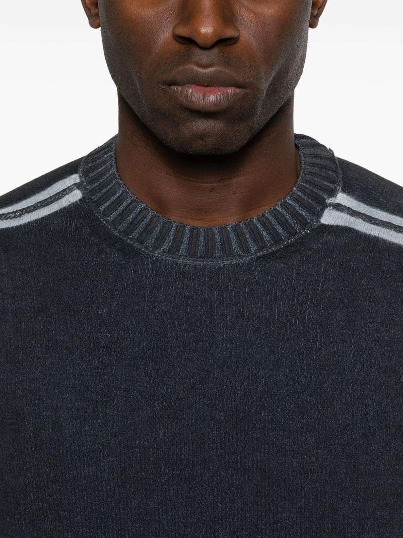 cotton chenille double dyed crewneck sweater 5