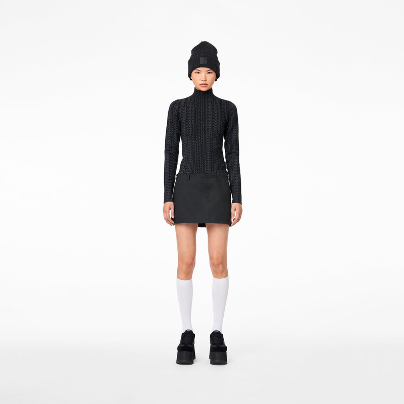 Marc Jacobs THE MONOGRAM COMPACT KNIT MOCKNECK outlook