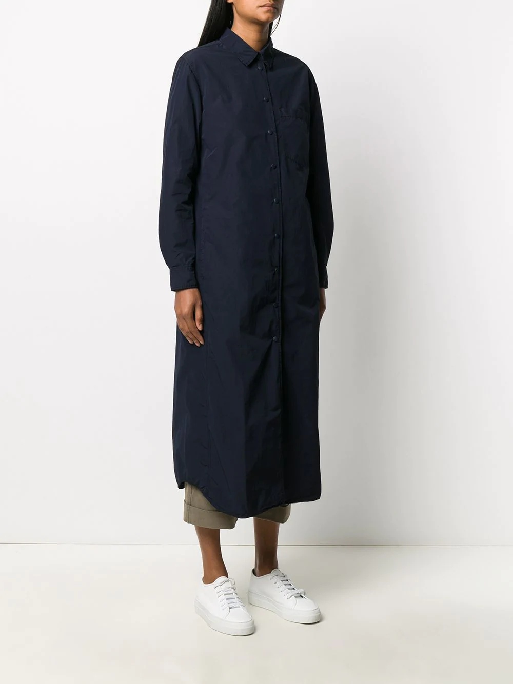 oversized shirt overcoat  - 3